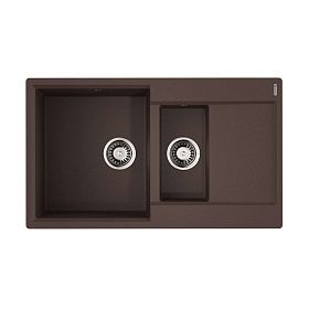 Мойка кухонная Omoikiri Daisen 86-2-DC Artgranit, темный шоколад